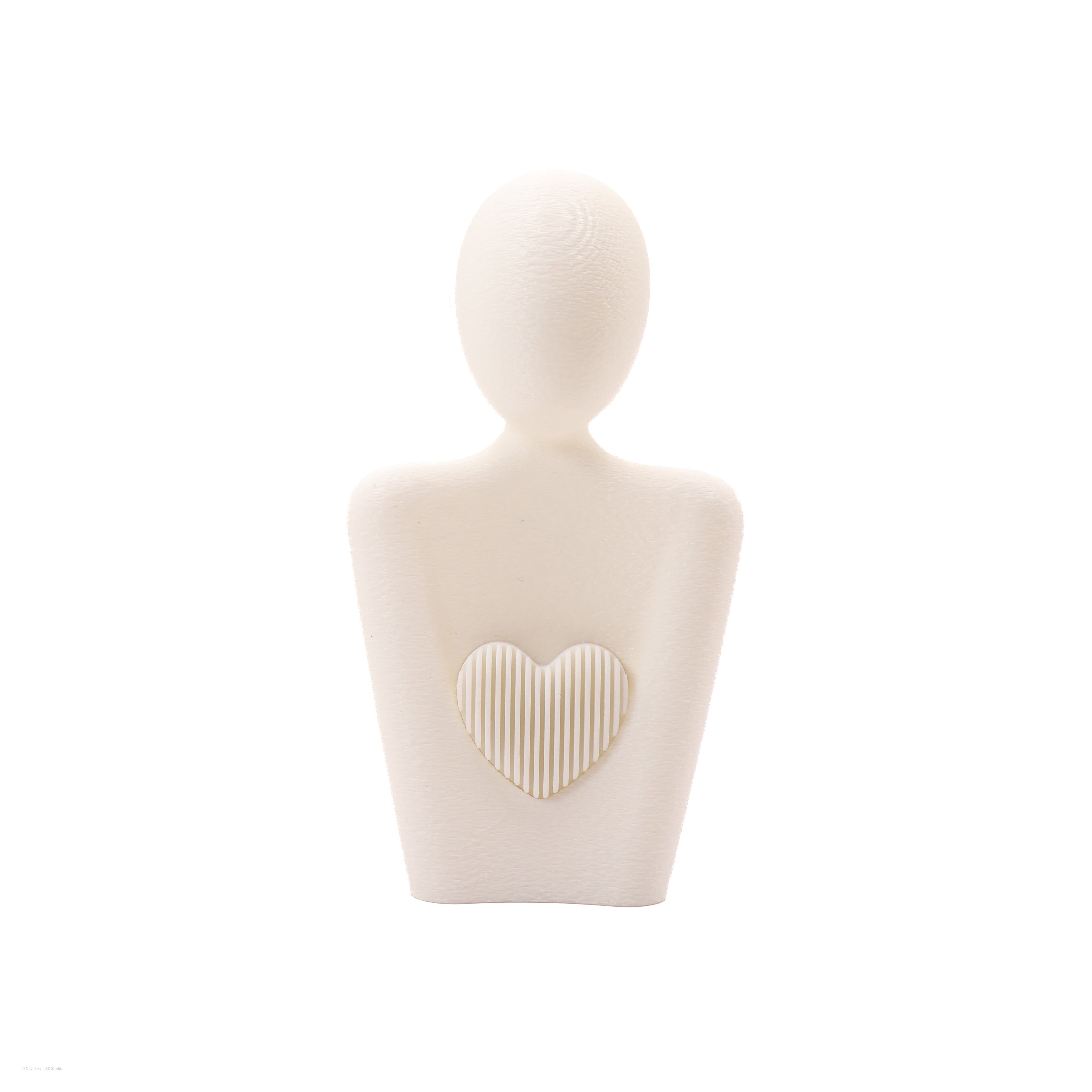 Estátua “Amor de Mãe” com Coração
