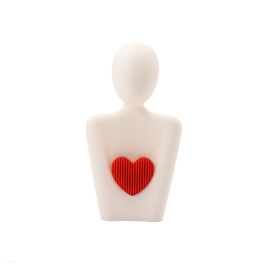 Estátua “Amor de Mãe” com Coração