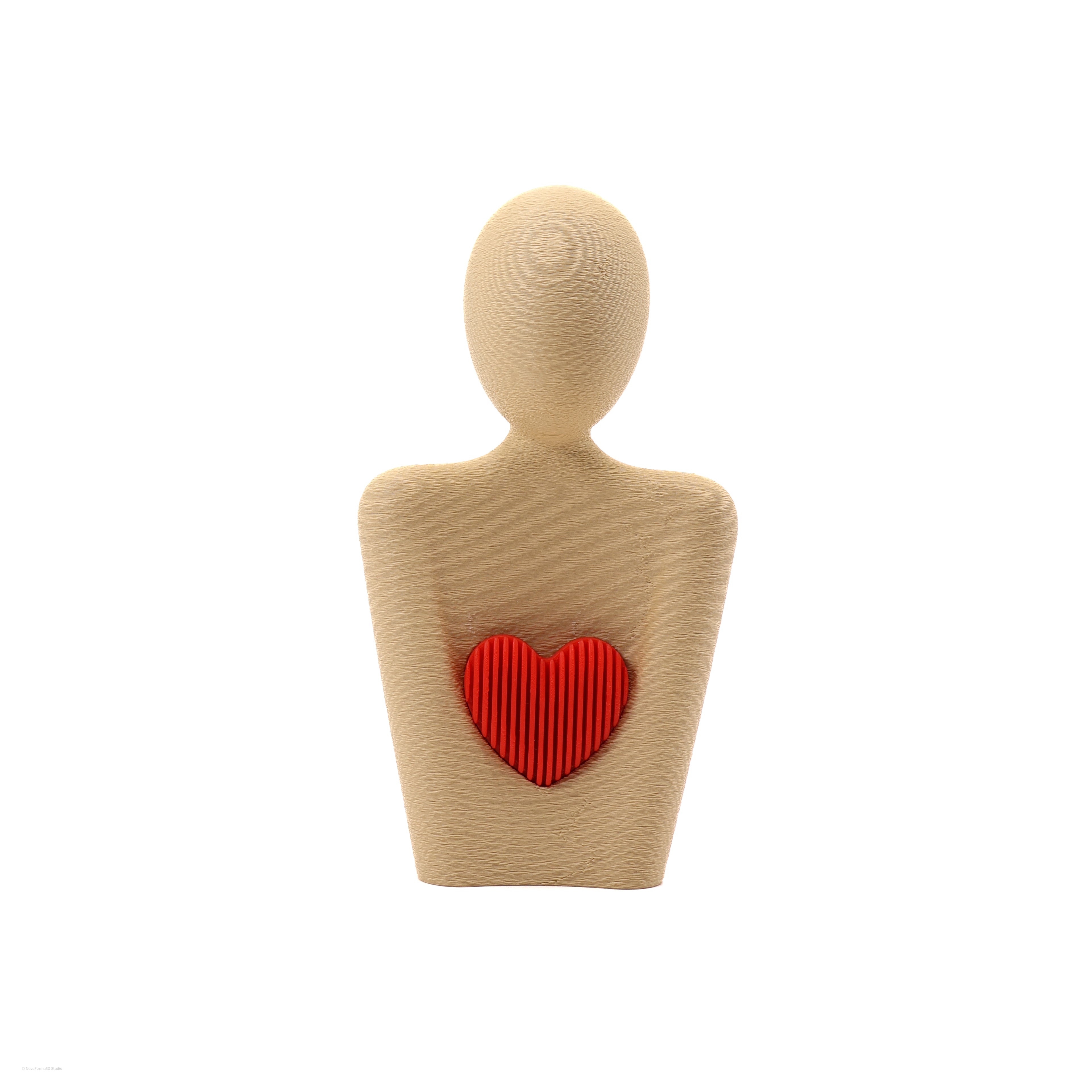 Estátua “Amor de Mãe” com Coração