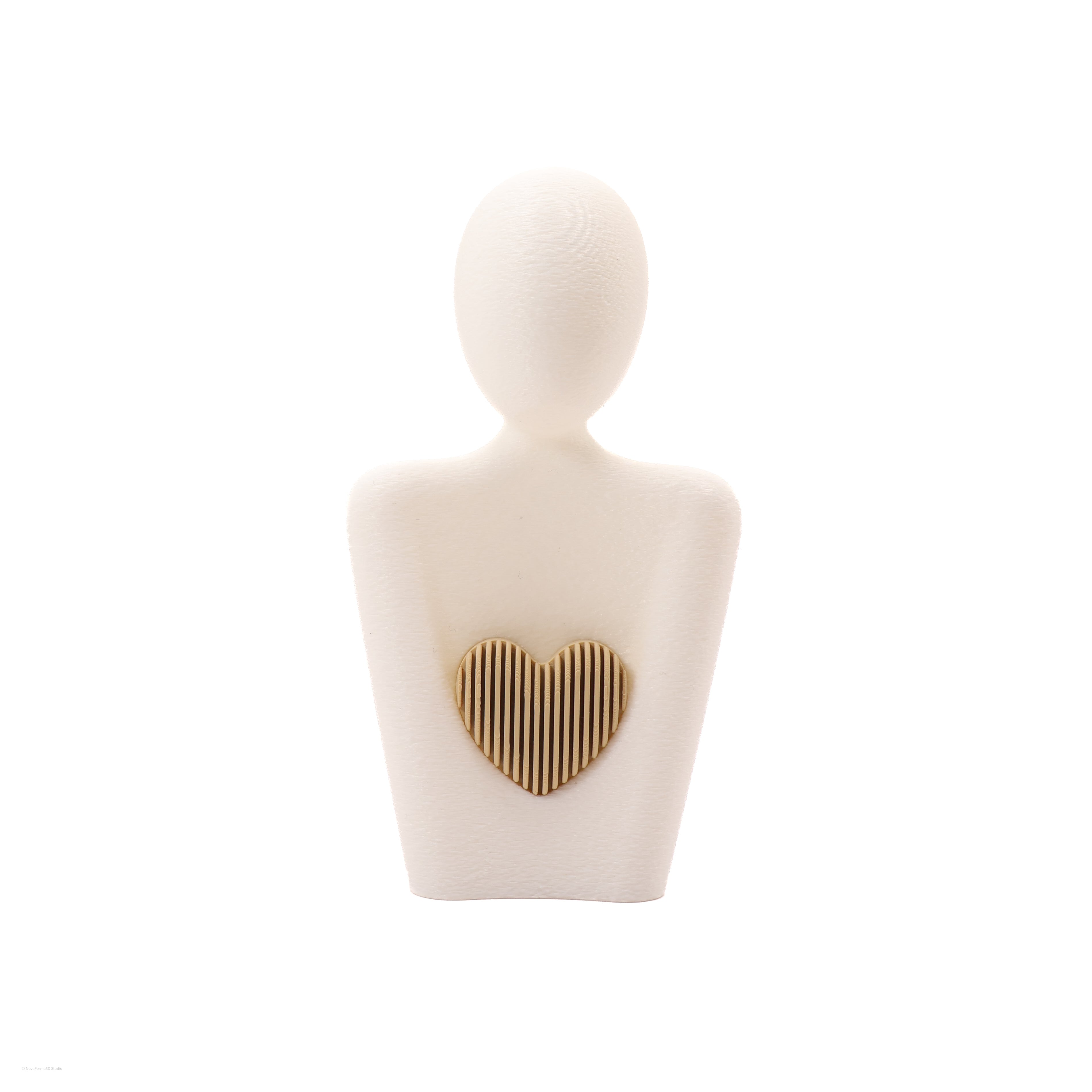 Estátua “Amor de Mãe” com Coração