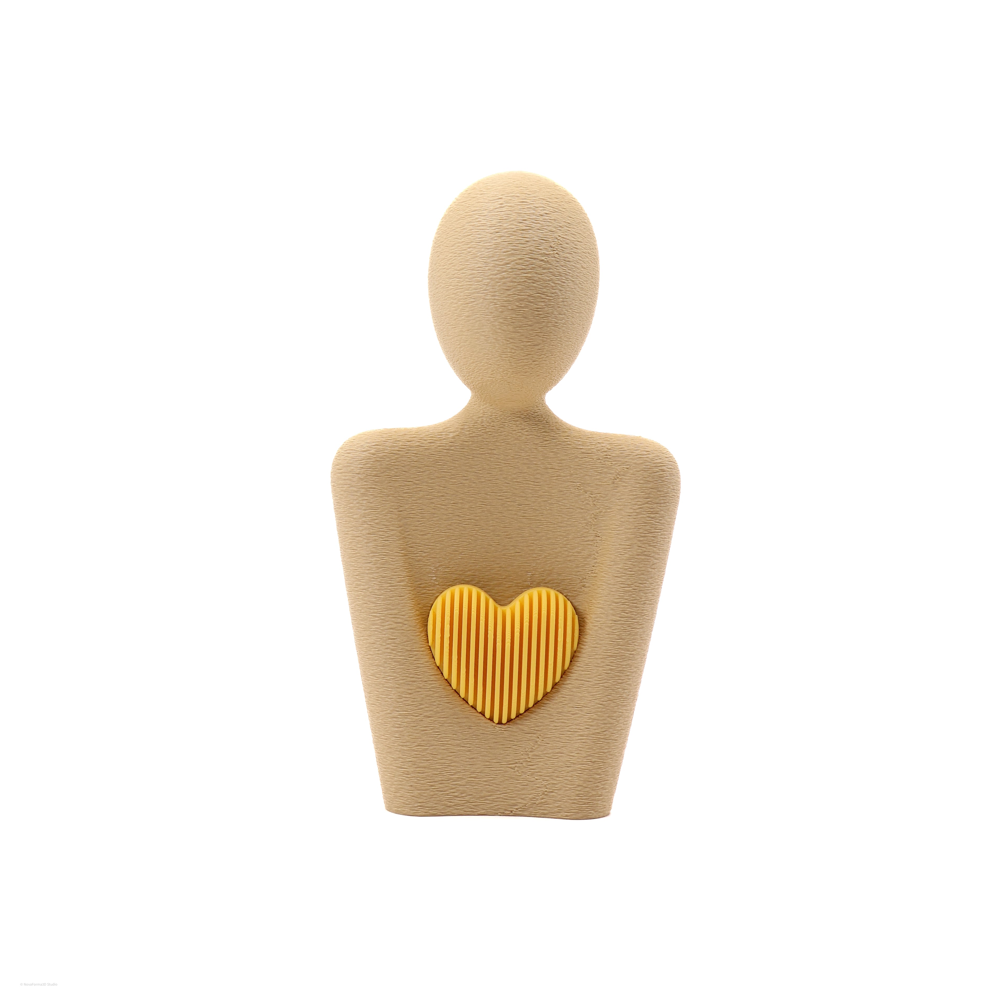 Estátua “Amor de Mãe” com Coração