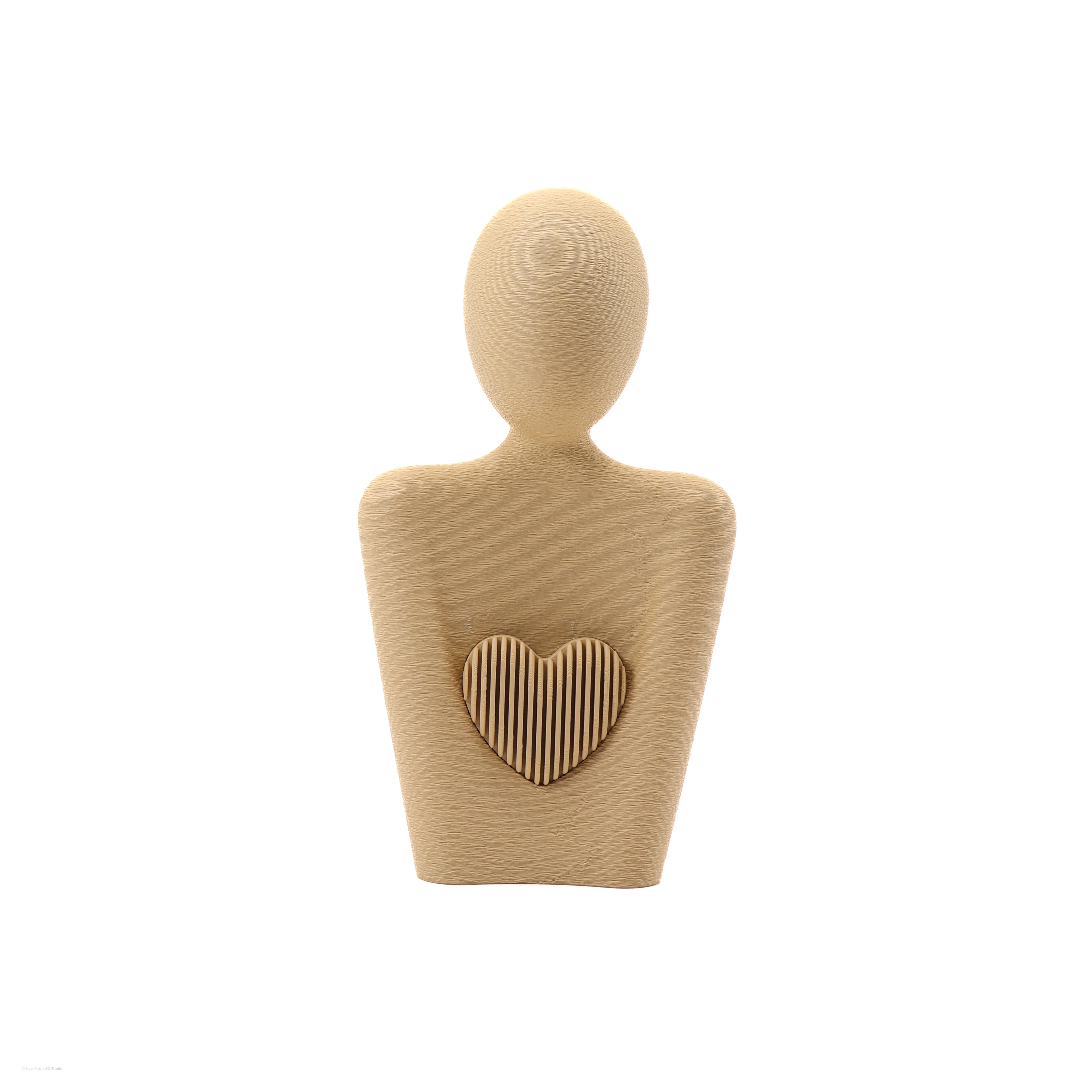 Estátua “Amor de Mãe” com Coração