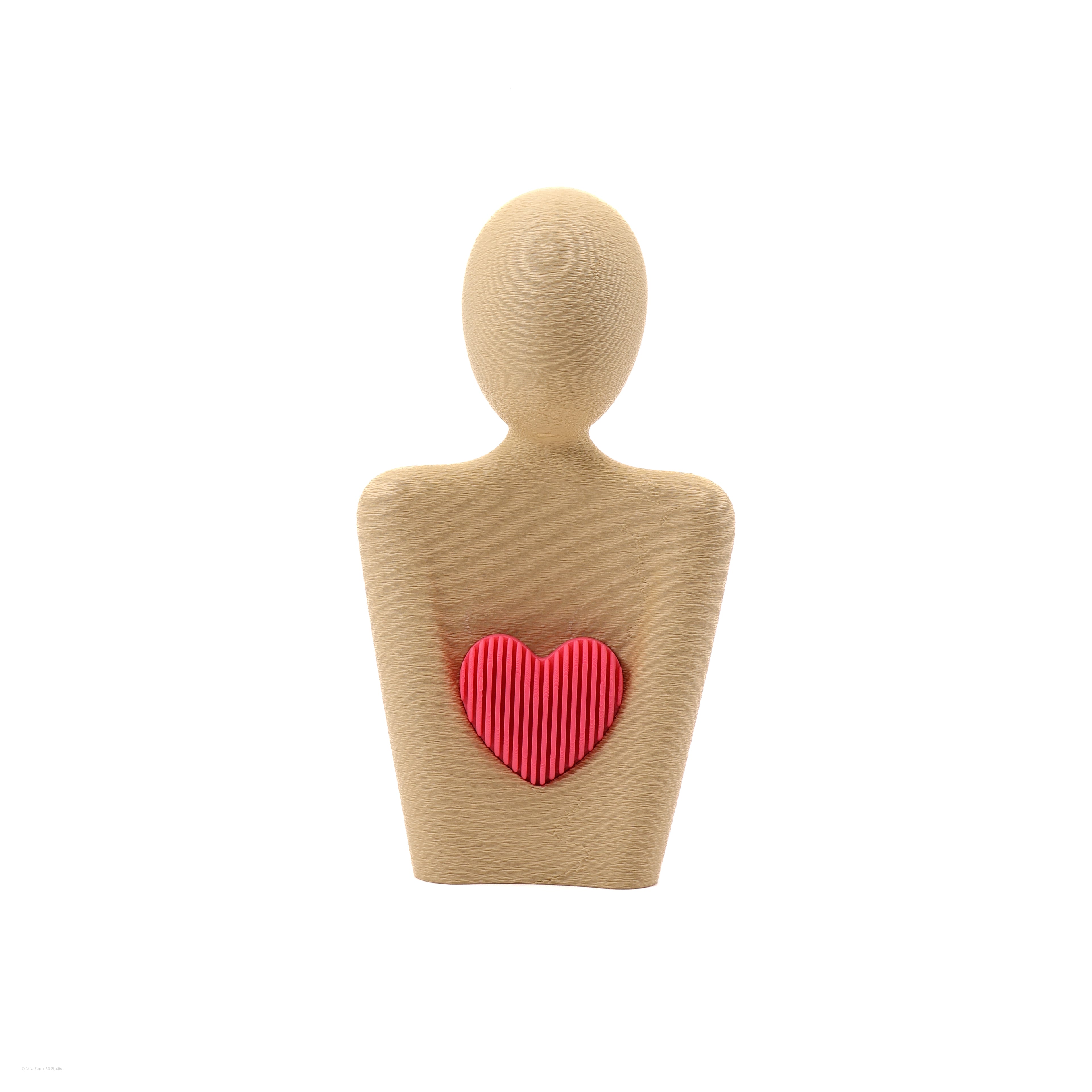 Estátua “Amor de Mãe” com Coração