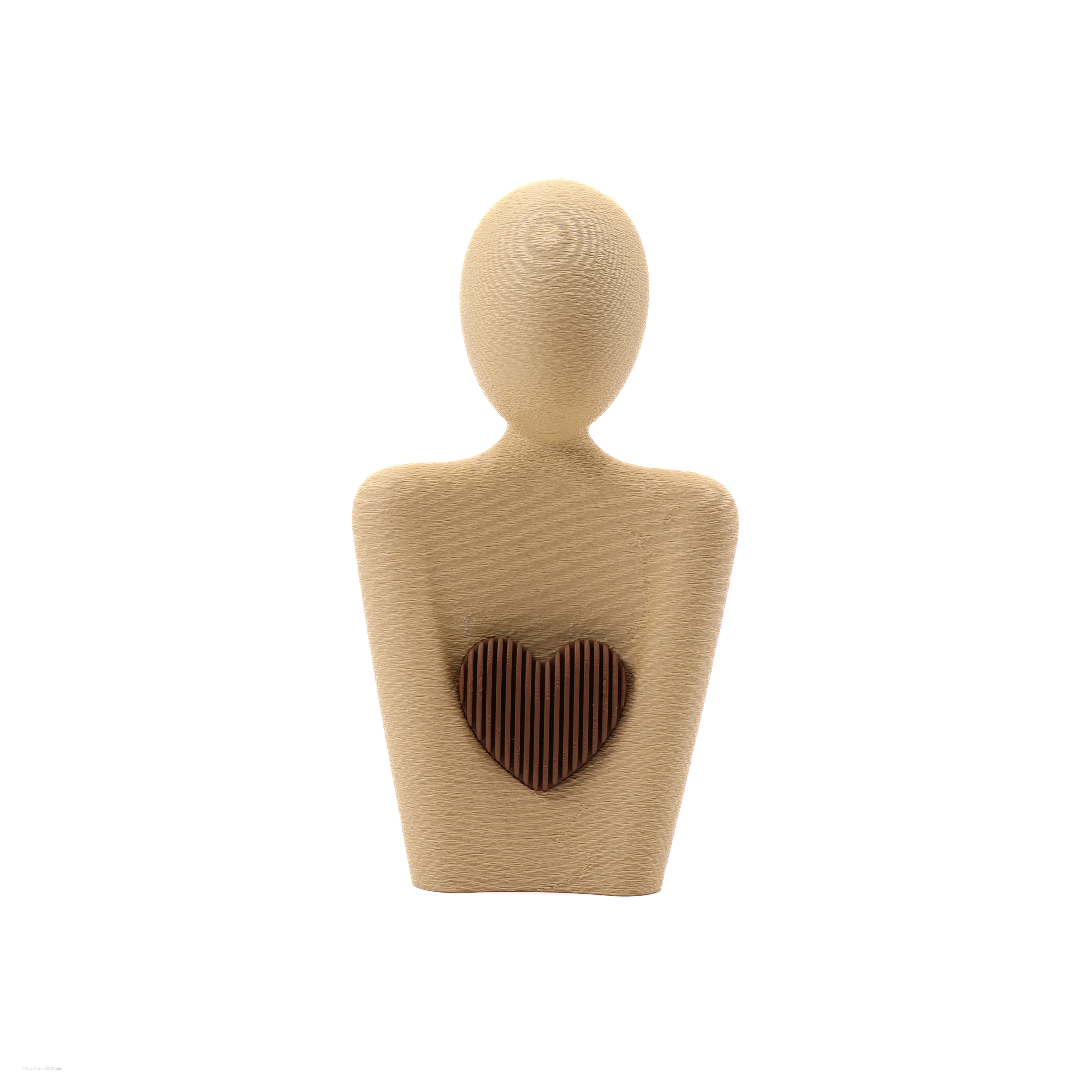 Estátua “Amor de Mãe” com Coração