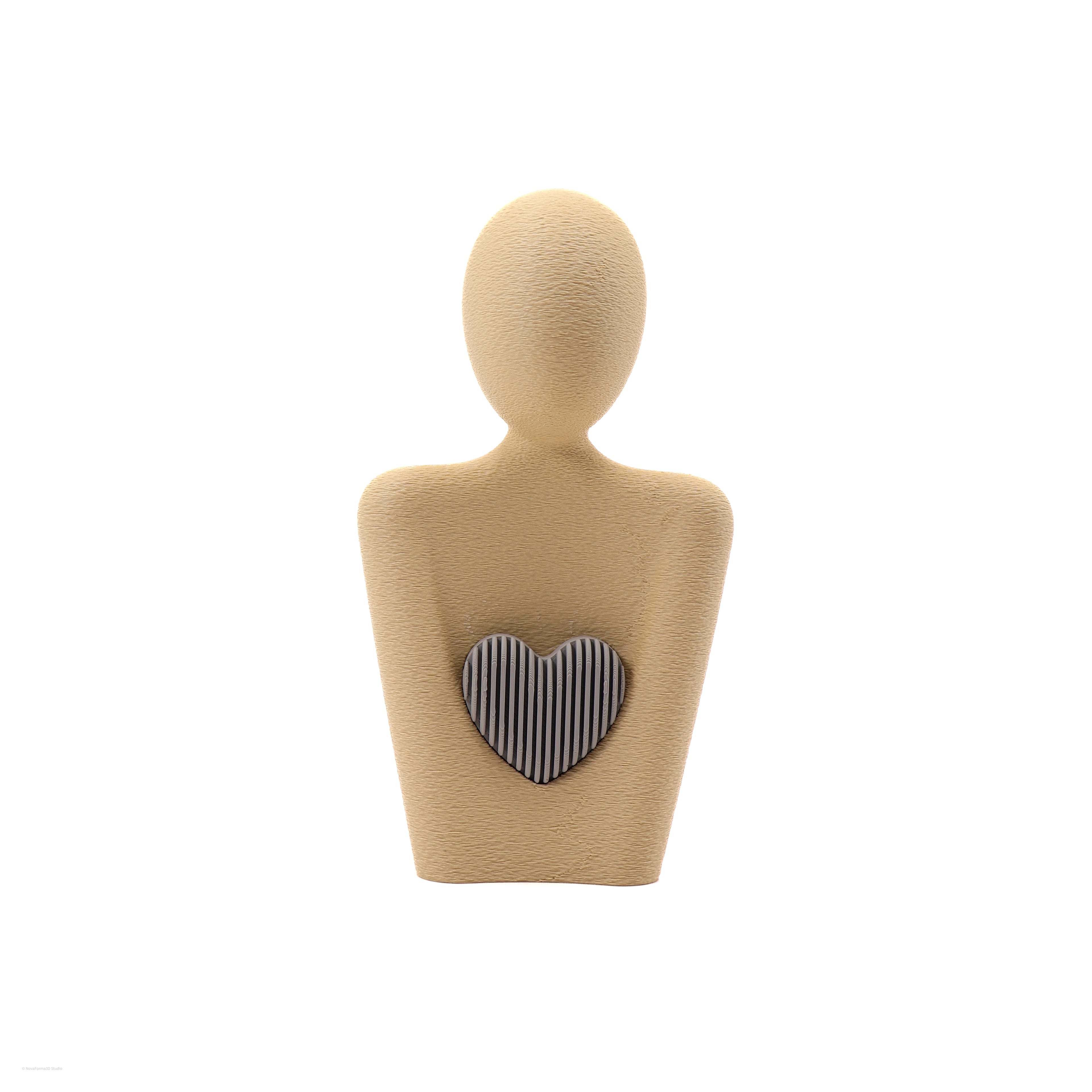 Estátua “Amor de Mãe” com Coração