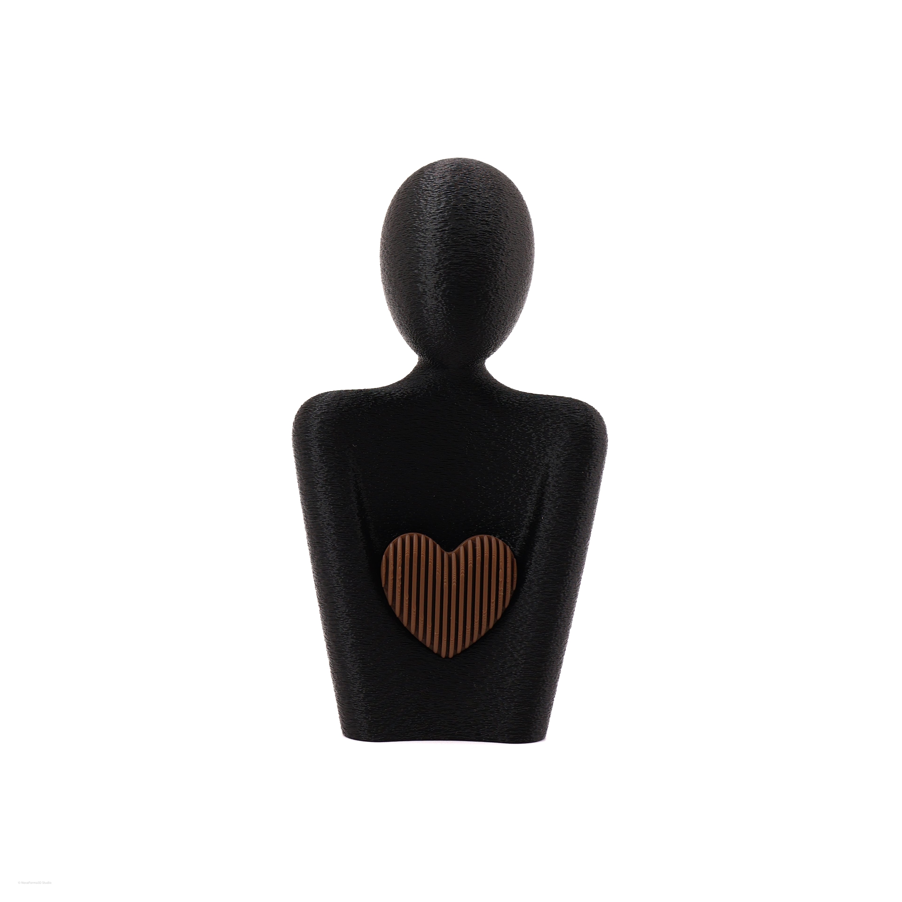 Estátua “Amor de Mãe” com Coração