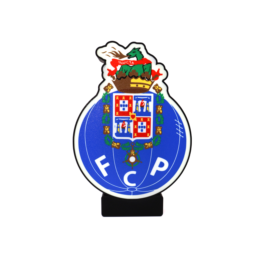 FC Porto LED Lightbox – 3D Printed USB Night Light for Football Fans
