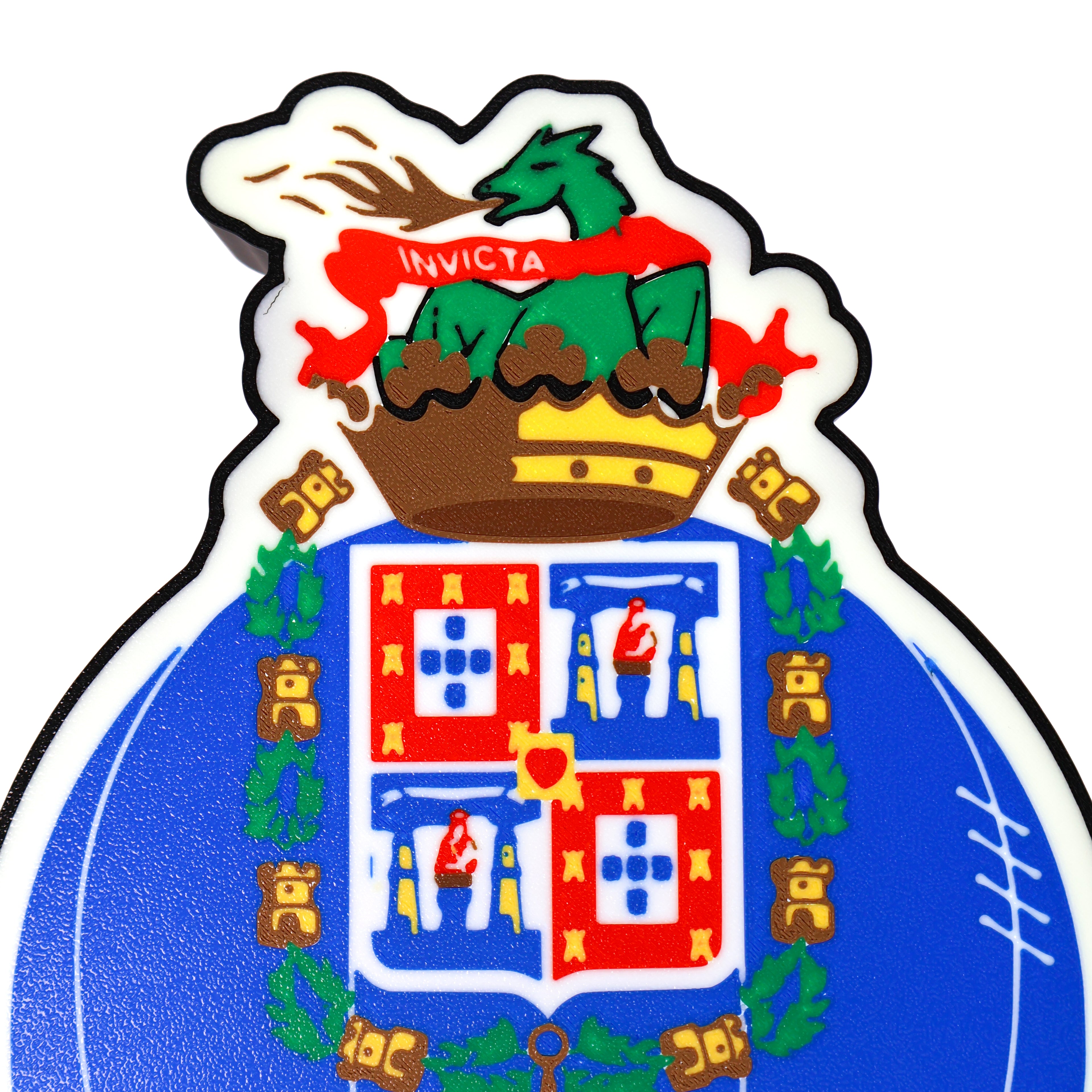 FC Porto LED Lightbox – 3D Printed USB Night Light for Football Fans