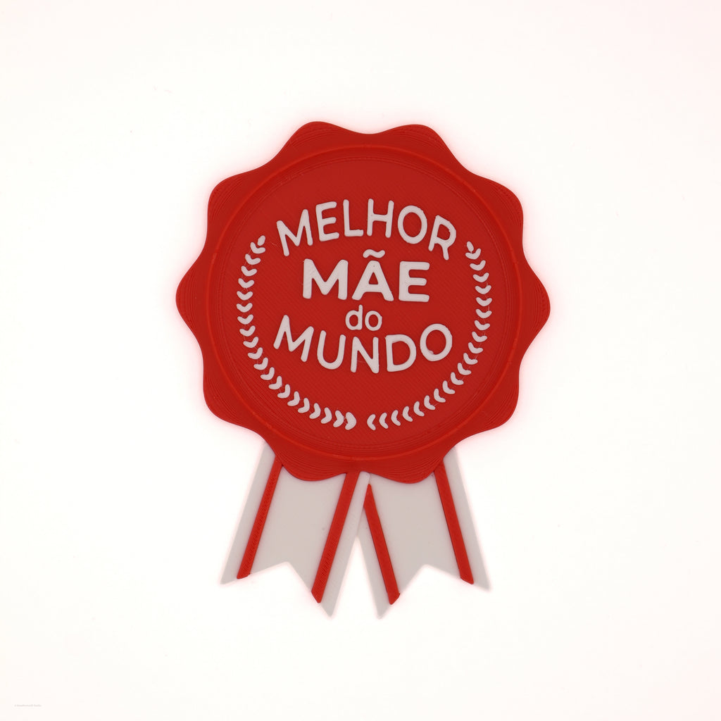 Medalha de Melhor Mãe do Mundo – Símbolo de Amor Pronto a Oferecer