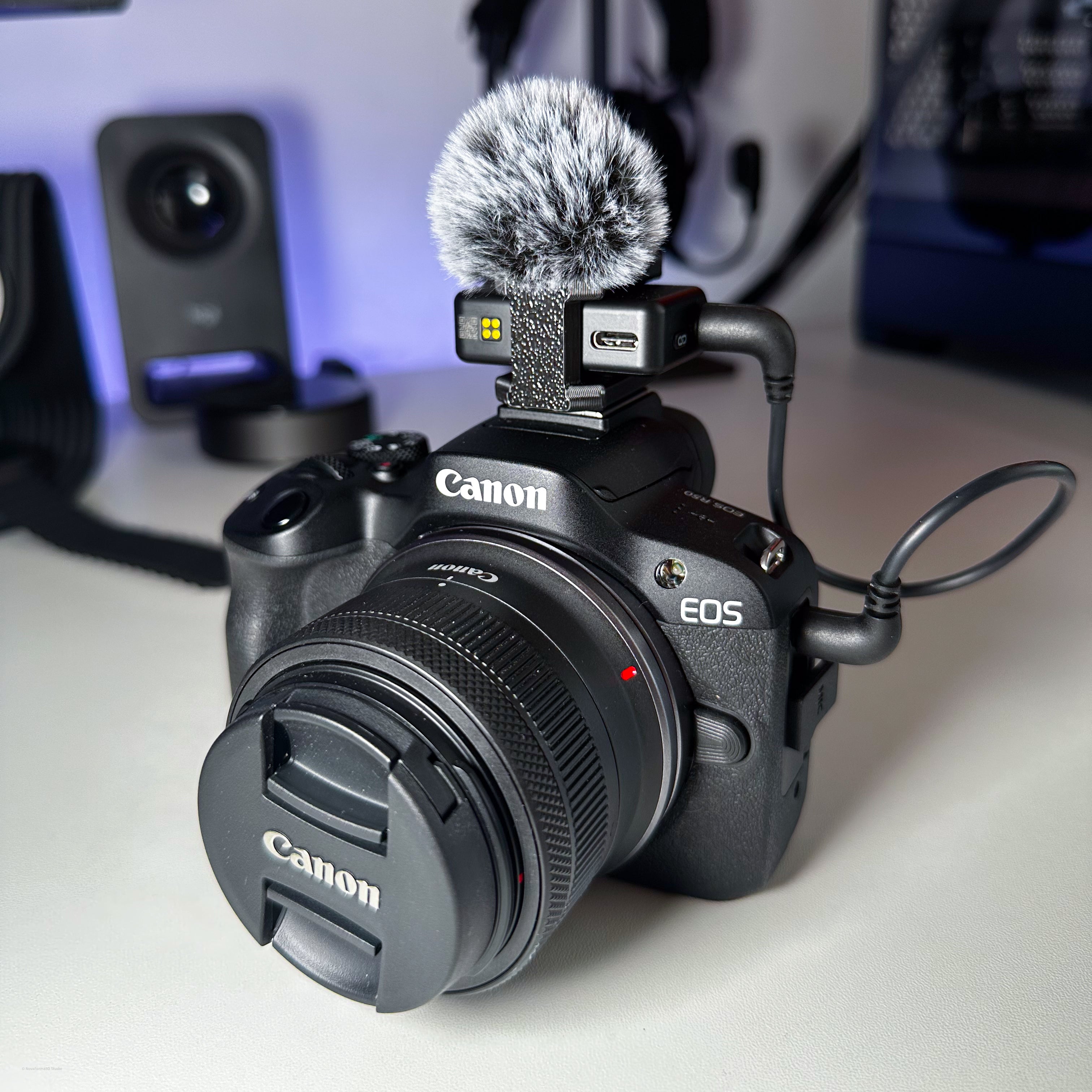 Suporte Magnético de Sapata DJI Mic Mini para Câmara | Suporte de Microfone de Libertação Rápida