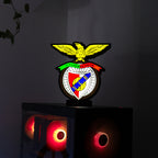 SL Benfica Águia LED Lightbox – Decoração Premium de Secretária e Casa com o Brasão do Clube