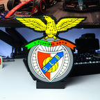 SL Benfica Águia LED Lightbox – Decoração Premium de Secretária e Casa com o Brasão do Clube