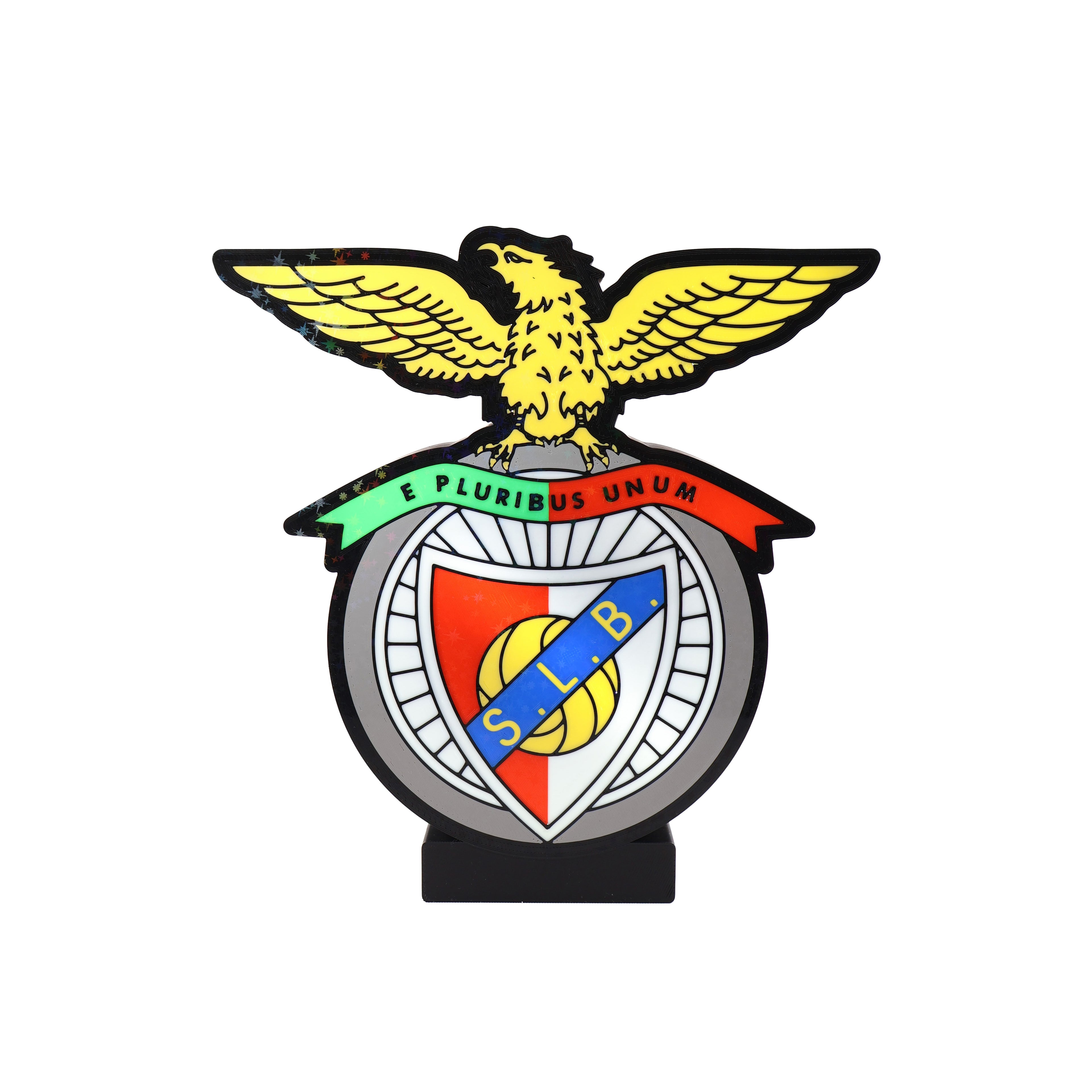 SL Benfica Águia LED Lightbox – Decoração Premium de Secretária e Casa com o Brasão do Clube
