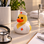 Tiny Nurse Duck